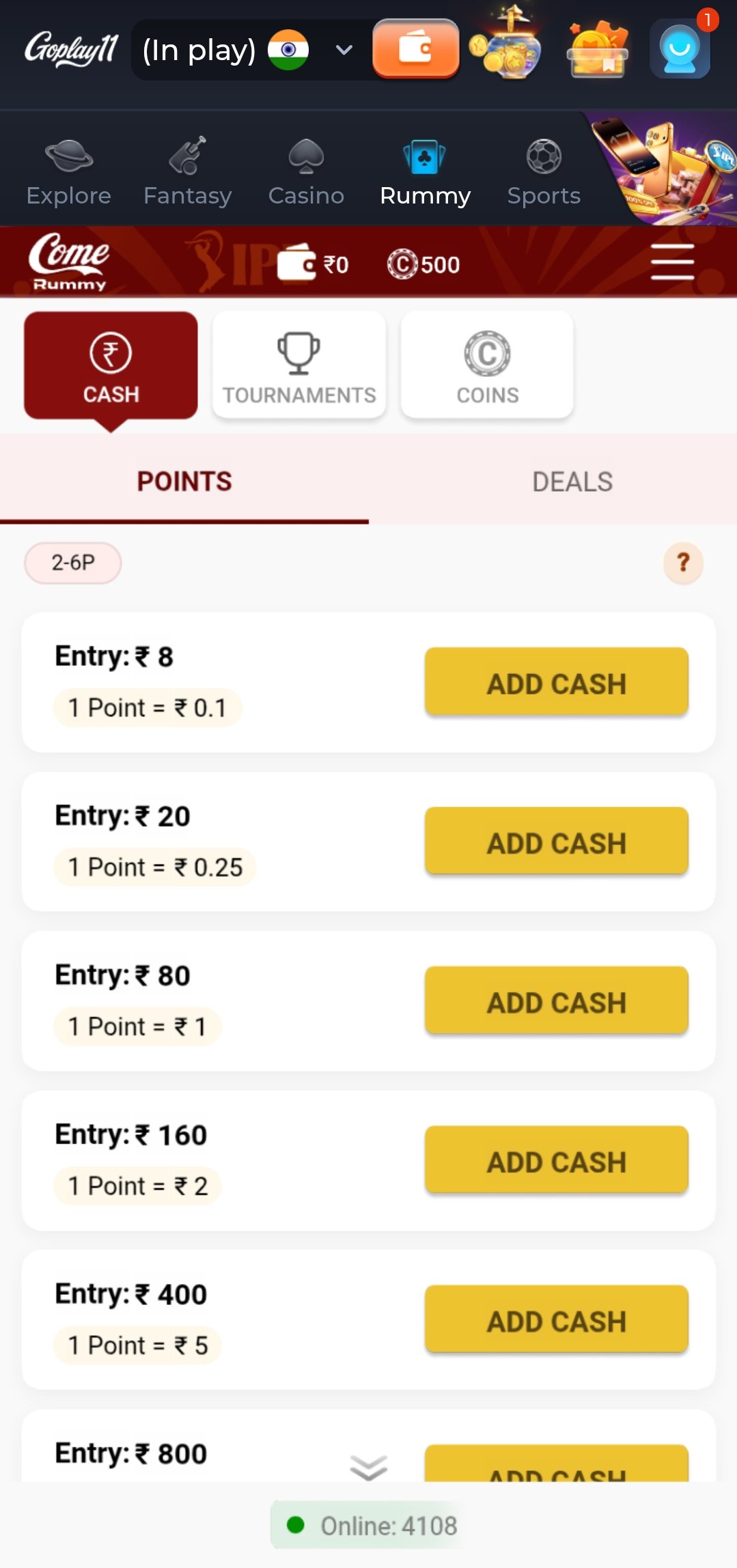 GoPlay Game games lobby